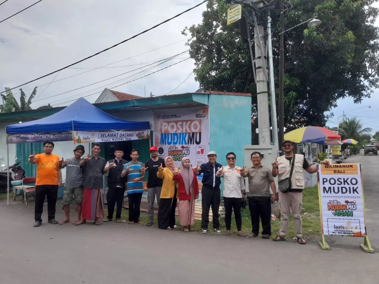 POSKO MUDIKMU AMAN: PCM Melaya dan LAZISMU Jembrana Siap Sambut Pemudik di Pelabuhan Gilimanuk