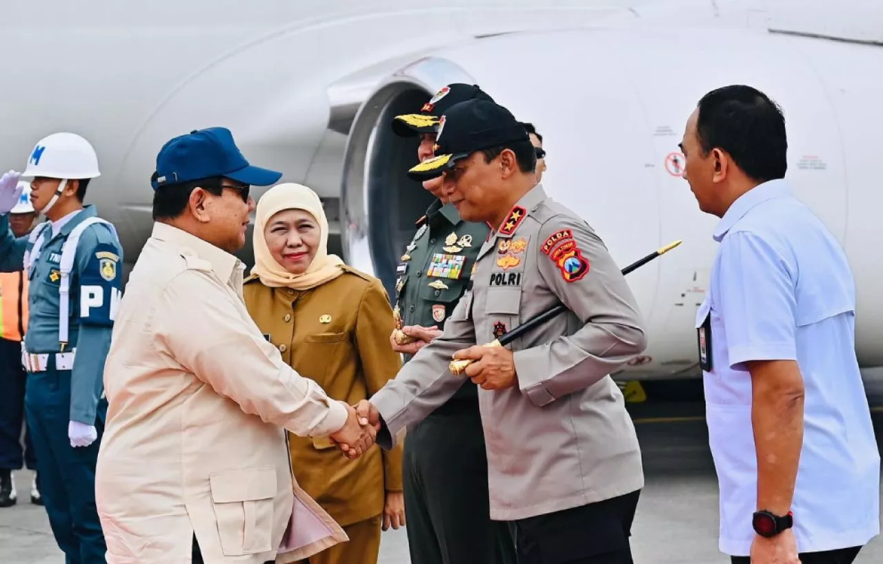 Presiden Prabowo Kunker ke Smelter Freeport di Gresik dan Meresmikan Renovasi Gelora Delta Sidoarjo