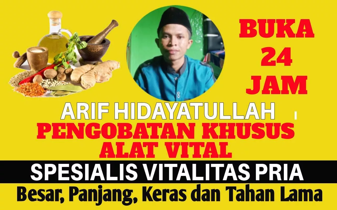 Pengobatan Alat Vital Tangerang, Arif Hidayatullah