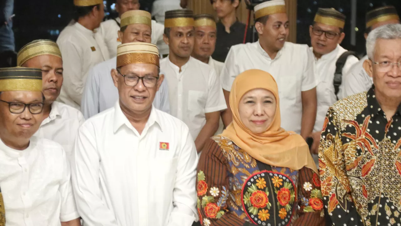 Khofifah Indar Parawansa Hadir pada Halal Bihalal BPW KKSS Jatim di Hotel DoubleTree Surabaya