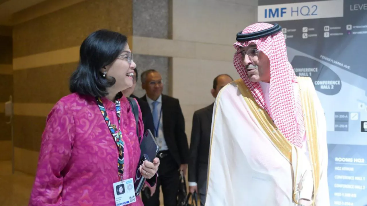 Spring Meetings 2025, Sri Mulyani dan Menkeu Arab Saudi Bahas Peran IMF dan Stabilitas Ekonomi Dunia