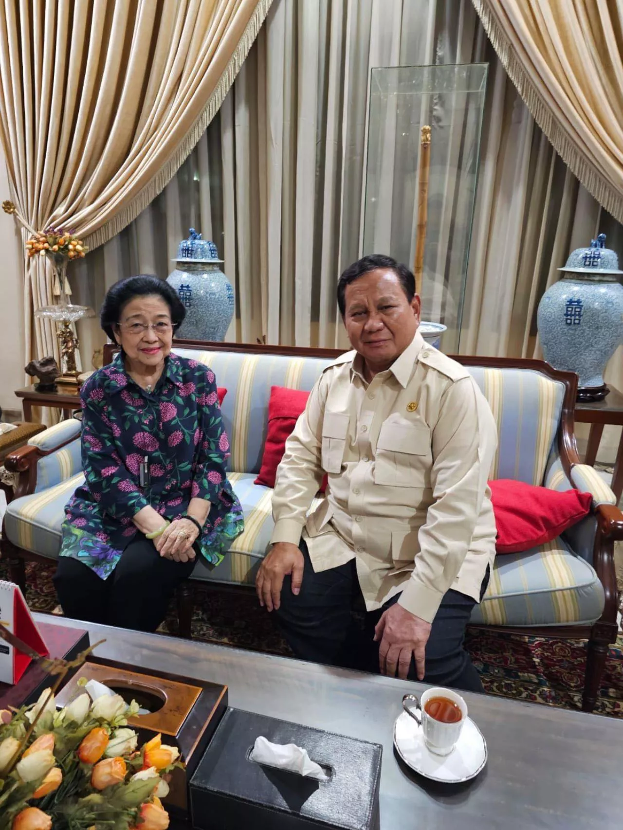 Pertemuan Prabowo-Megawati, Foto Dokumentasi &copy;Partai Gerindra