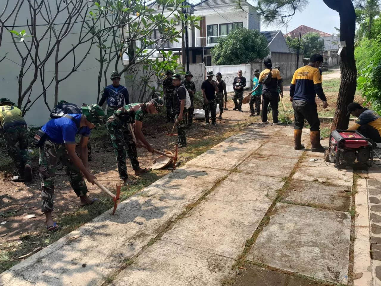 Hari Ketiga TMMD ke-124 Kodim 0508 Depok: Pembangunan Fisik Capai 25 Persen