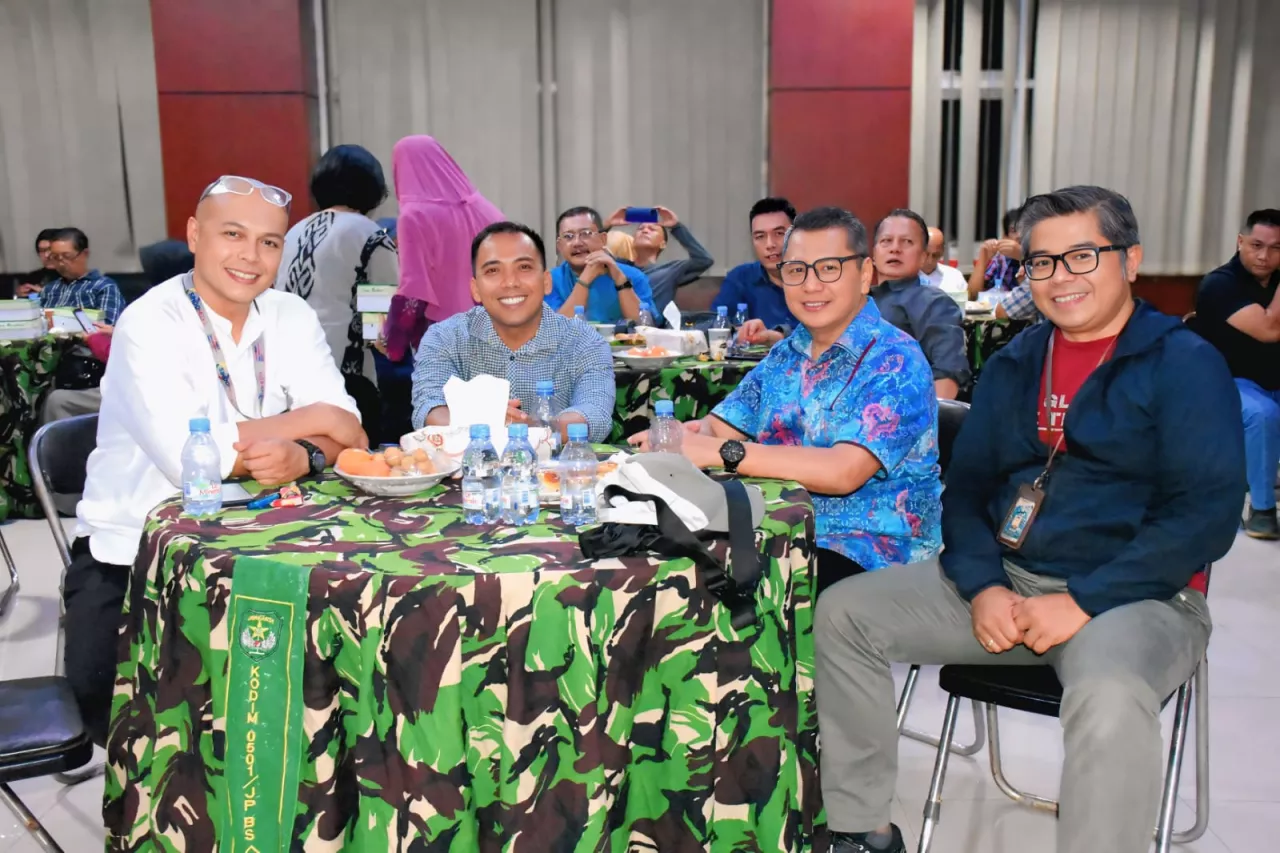 Silahturahmi Dandim 0501JP Bersama Mitra Insan Media