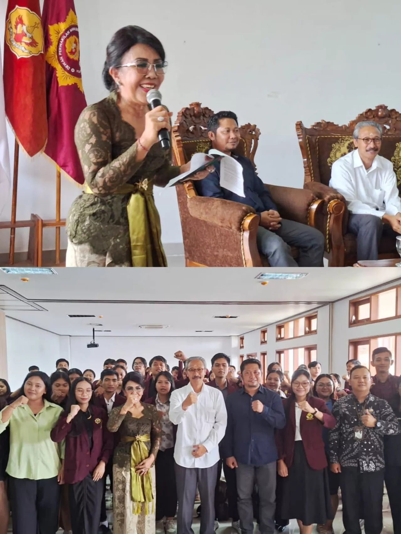 Bunda Tutik Gaungkan Empat Pilar Kebangsaan di STAHN Mpu Kuturan Buleleng: Perkuat Karakter Bangsa