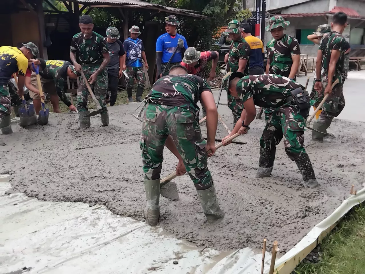TMMD Ke-124 Depok Capai 59% di Tengah Dukungan Penuh PJO TMMD