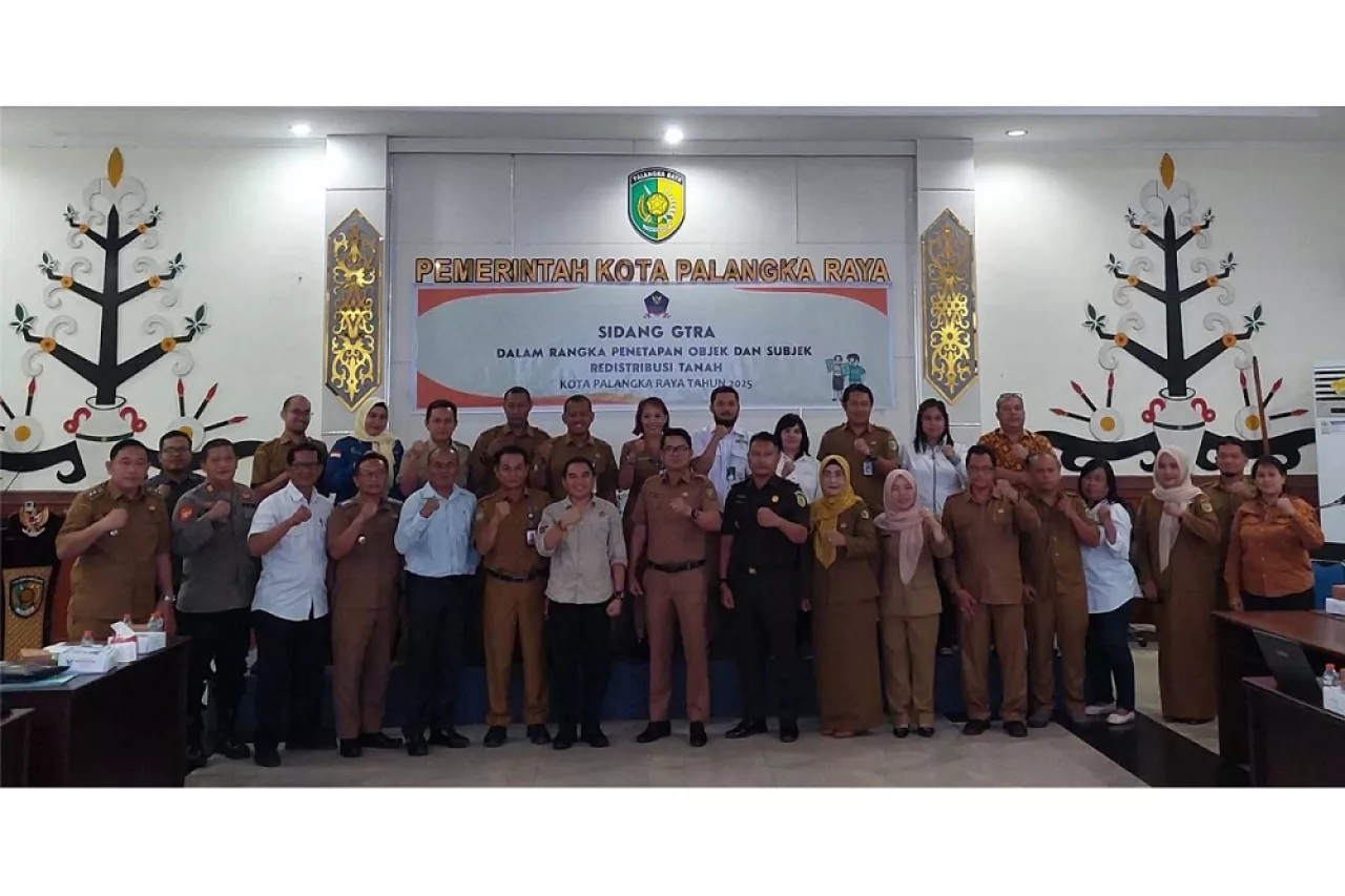 Redistribusi Tanah Palangka Raya Masuki Tahap Penetapan