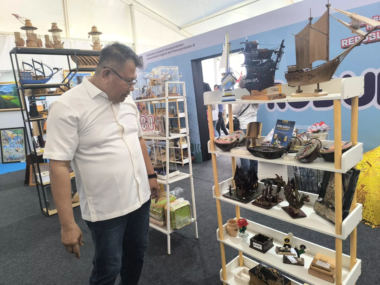 Karya Kreatif Warga Binaan Kalimantan Tengah Curi Perhatian di IPPA Fest 2025