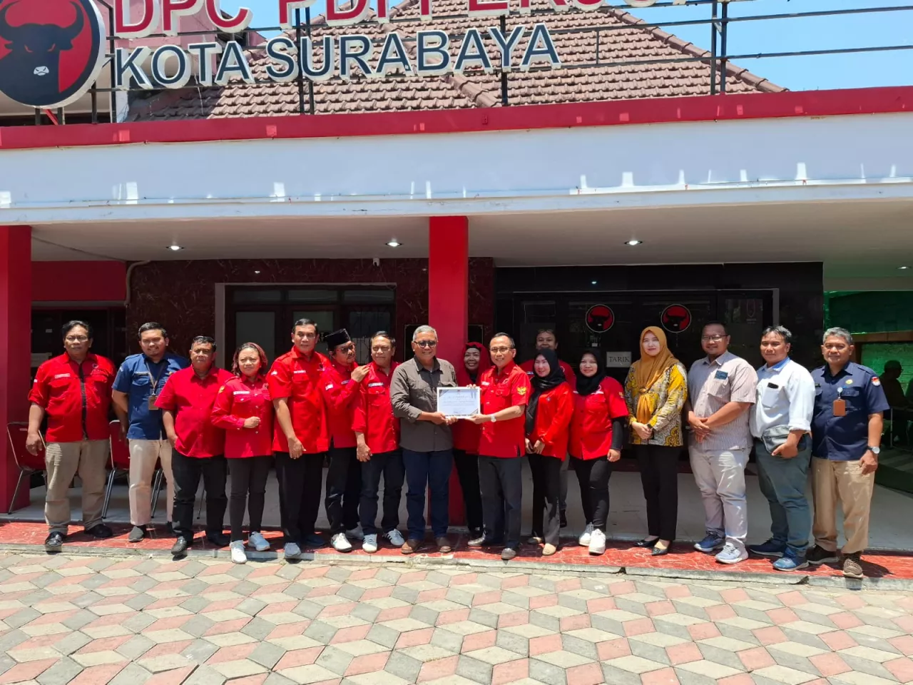 Audiensi ke DPC PDI Perjuangan, KPU Surabaya Serap Masukan Soal Dapil dan Jumlah Kursi DPRD