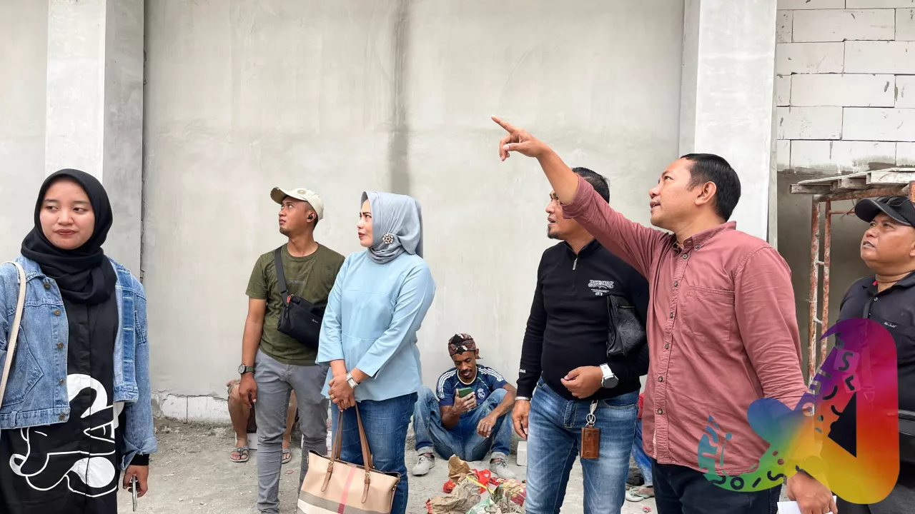 Abdul Malik Tinjau Pembangunan Gedung Baru Puskesmas Pegirian Surabaya