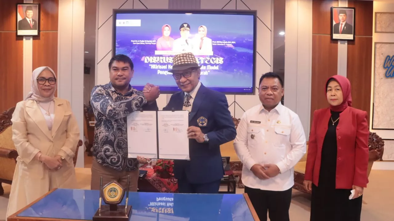 Perkuat Ekonomi Daerah, Halmahera Utara Bersama Fikom Unitomo Dorong Hilirisasi Kelapa