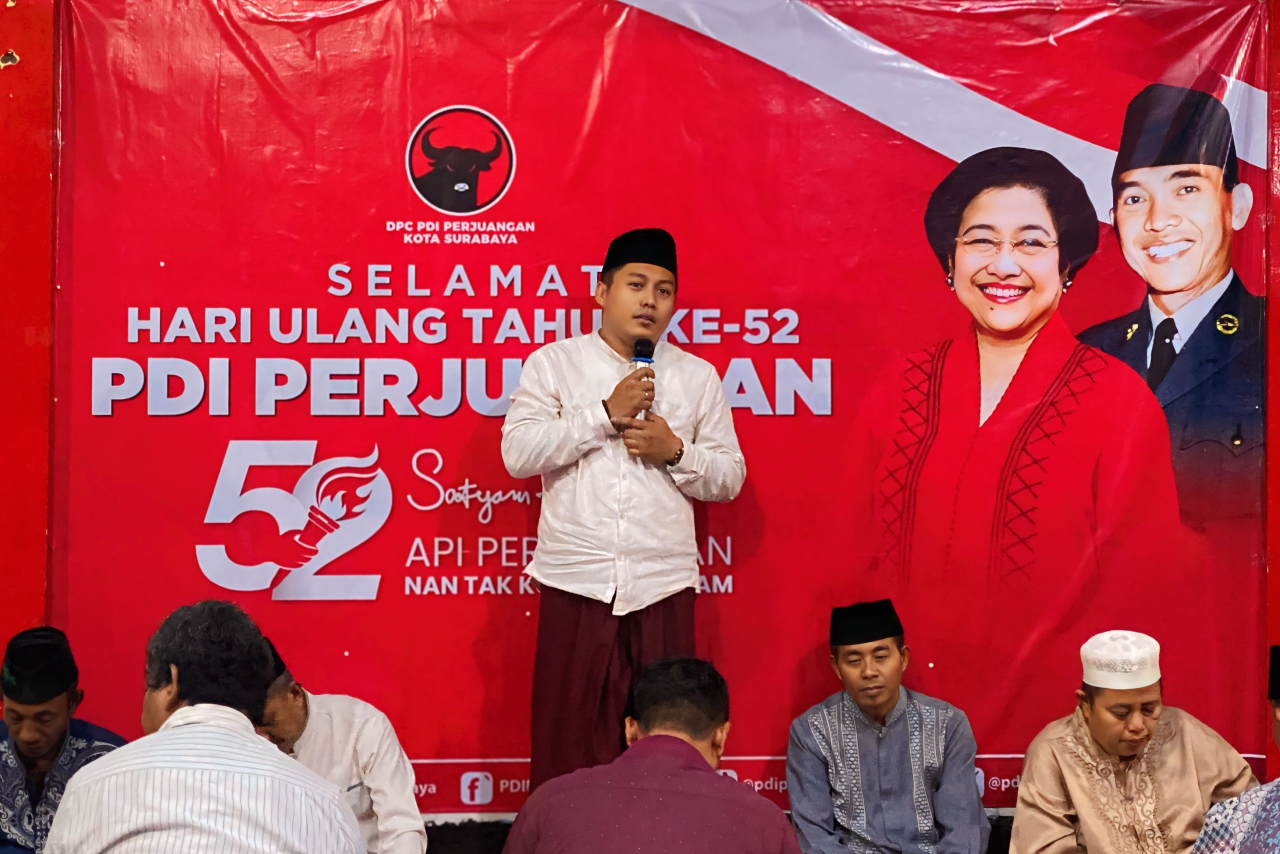 Abdul Ghoni Mukhlas Ni’am Gelar Doa Bersama Sambut HUT ke-52 PDI Perjuangan