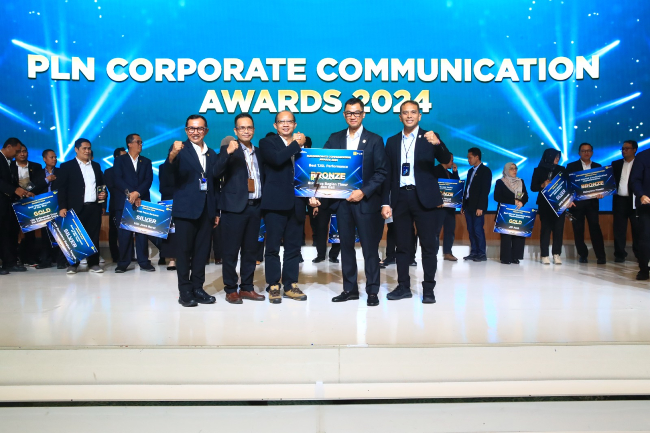 PT PLN (Persero) UIP JBTB Meraih Penghargaan Bronze dalam Kategori Best TJSL Performance PLN Corporate Communication Award 2025