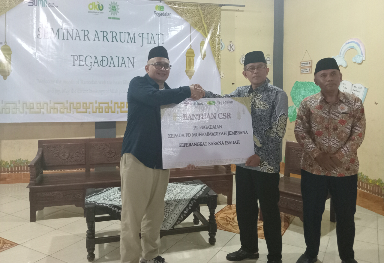 Seminar Arrum Haji Pegadaian dan PD Muhammadiyah Jembrana: Jalan Emas Menuju Baitullah