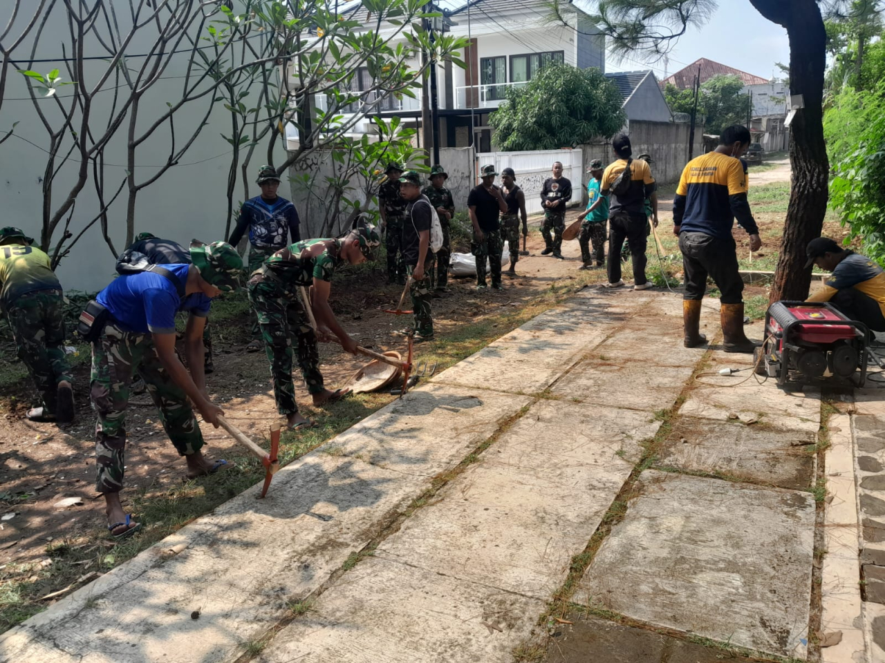 Hari Ketiga TMMD ke-124 Kodim 0508 Depok: Pembangunan Fisik Capai 25 Persen