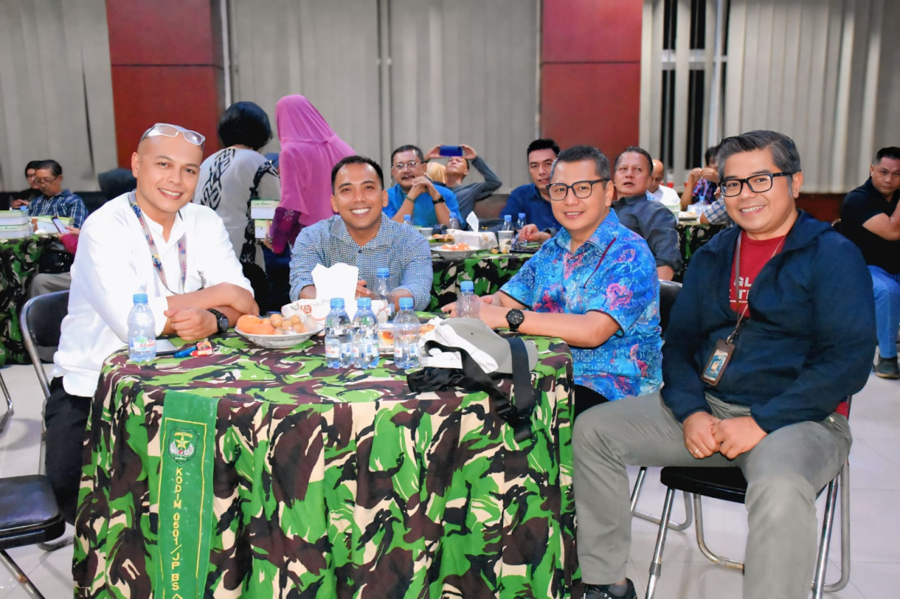 Silahturahmi Dandim 0501JP Bersama Mitra Insan Media
