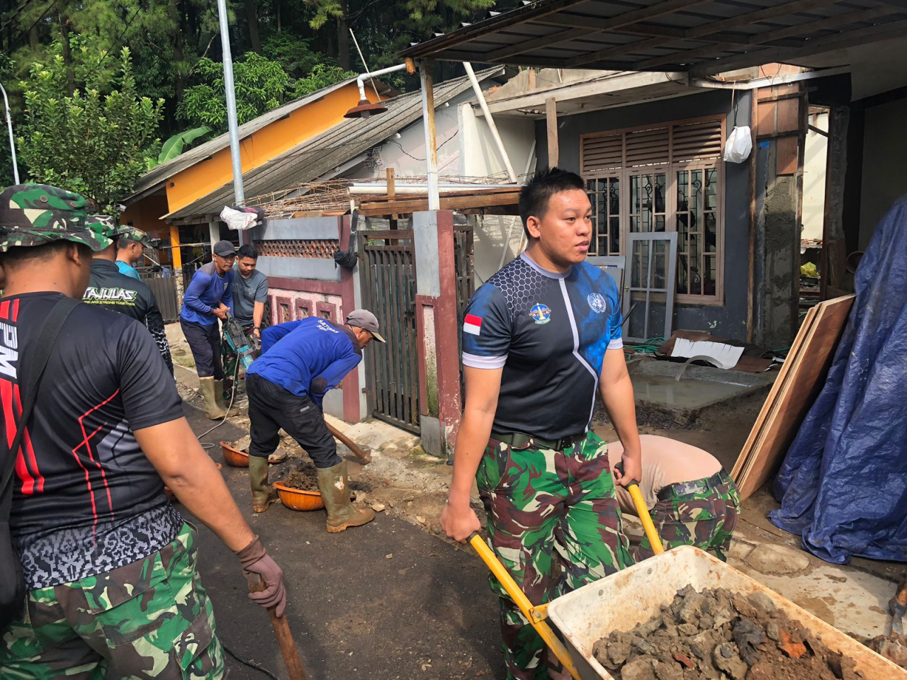 TMMD ke-124 Kodim 0508 Depok Capai Progres Infrastruktur 46 Persen