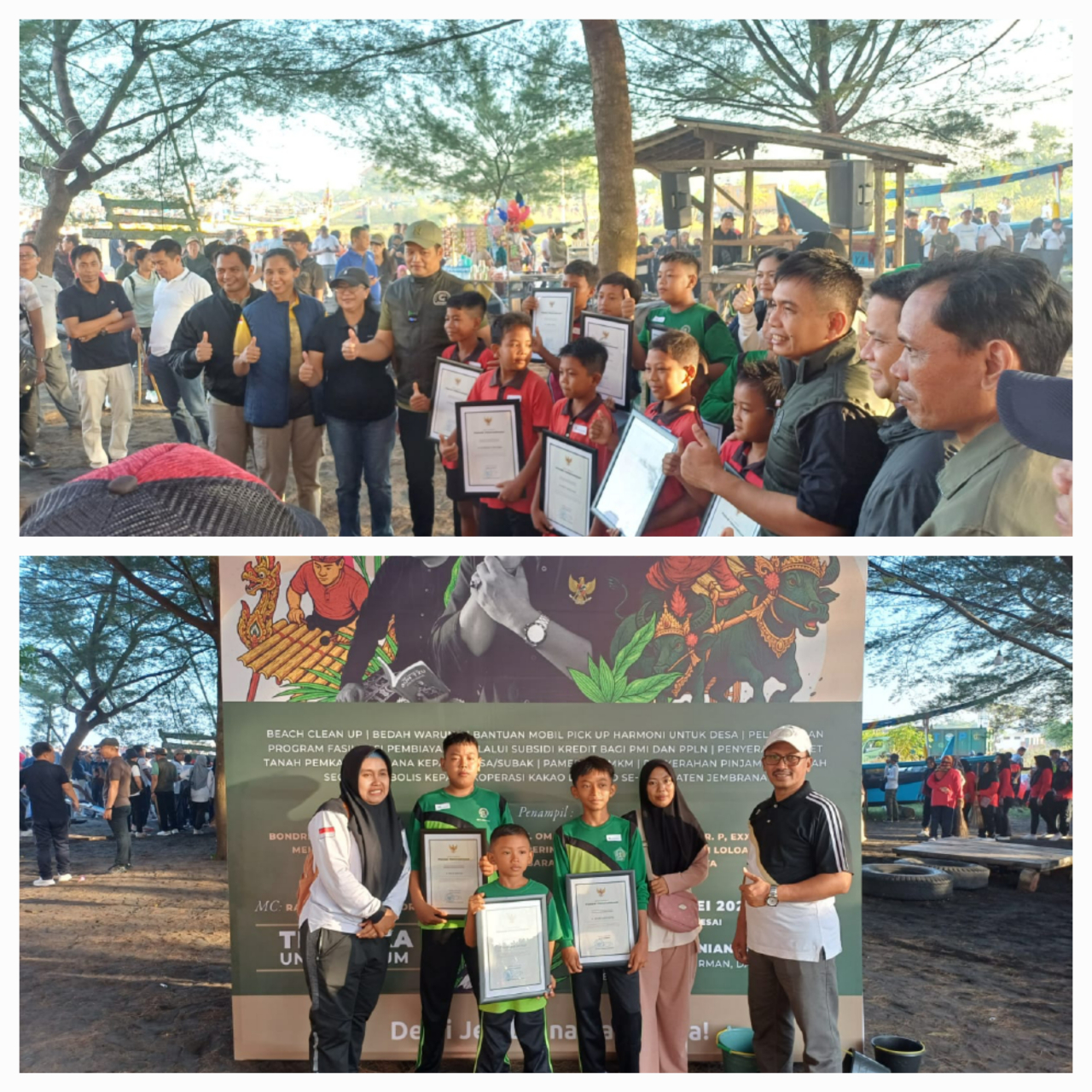 Bangga! Bupati Jembrana Beri Penghargaan kepada Siswa MIN 4 Jembrana atas Aksi Peduli Lingkungan