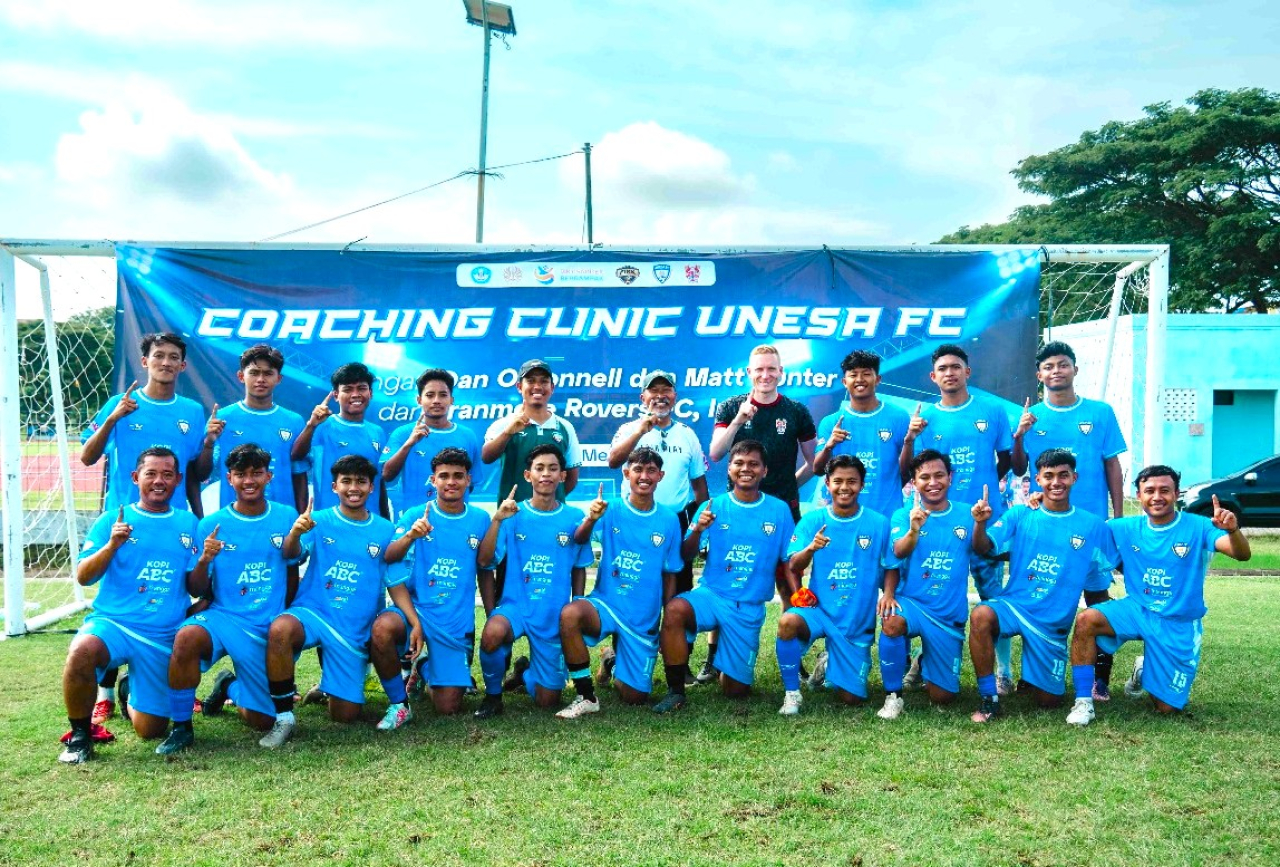 Targetkan Lolos Liga 4 Nasional, Unesa Gandeng Pelatih Inggris Perkuat Skuad Unesa FC