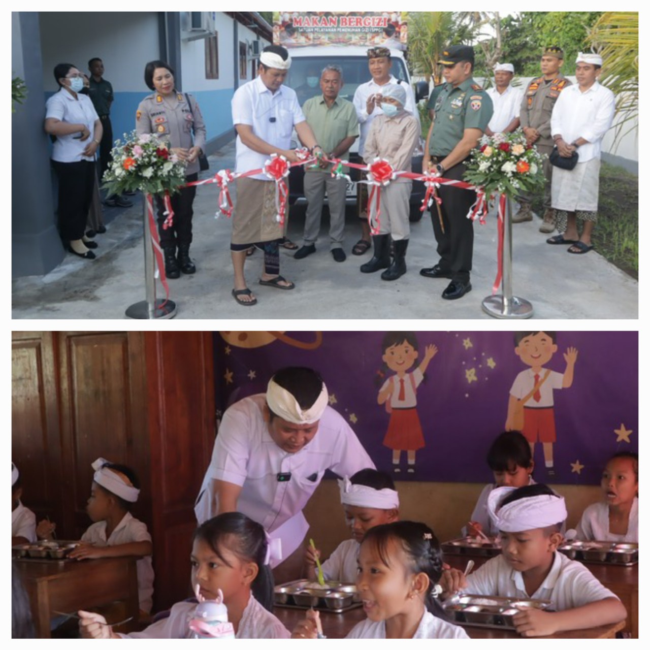 Tiga SPPG Kembali Diresmikan, Layani makan bergizi gratis Belasan Ribu Siswa di Jembrana