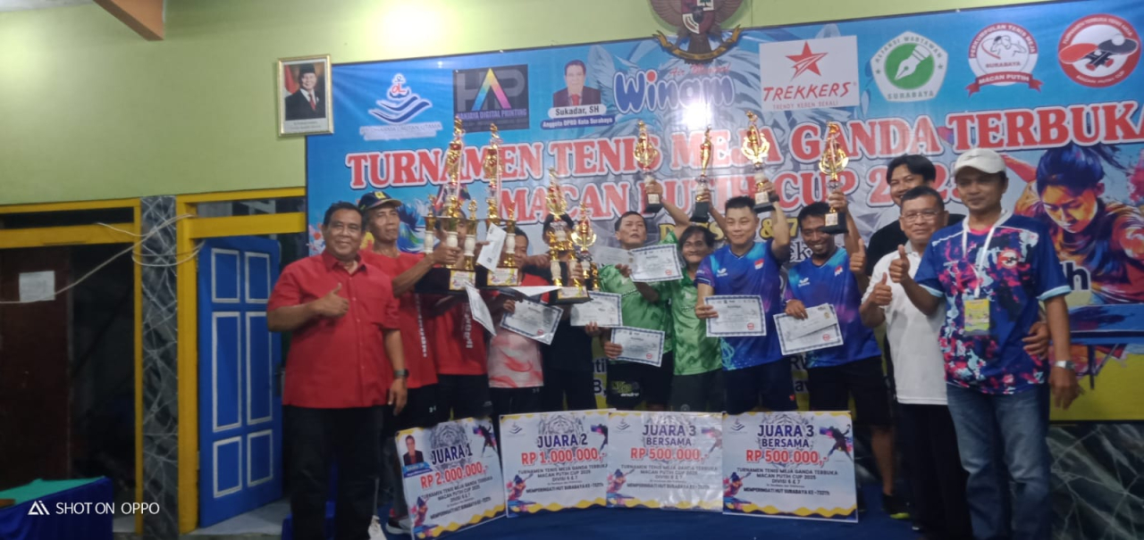 urnamen “Macan Putih Cup 2025” Meriahkan HUT ke-732 Kota Surabaya