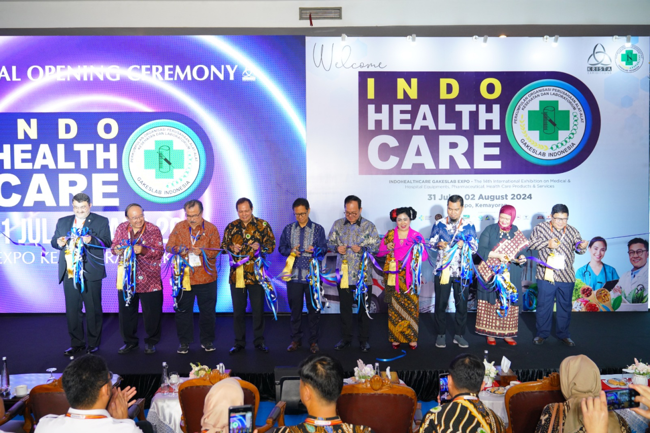 Indohealthcare Gakeslab Expo 2025, sebuah pameran internasional di bidang kesehatan yang akan diselenggarakan pada 6–8 Agustus 2025 di JIEXPO Kemayoran, Jakarta.