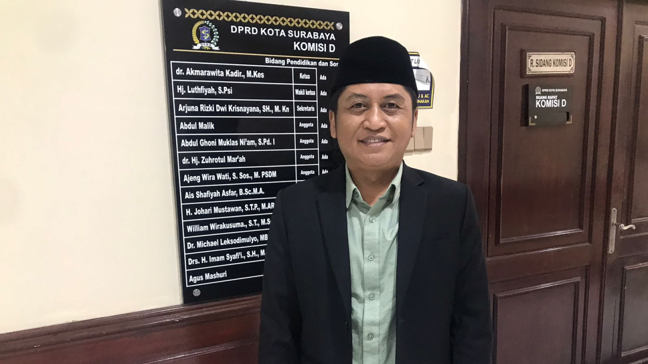 Agus Mashuri Anggota Komisi D DPRD Surabaya. (Doc dim)