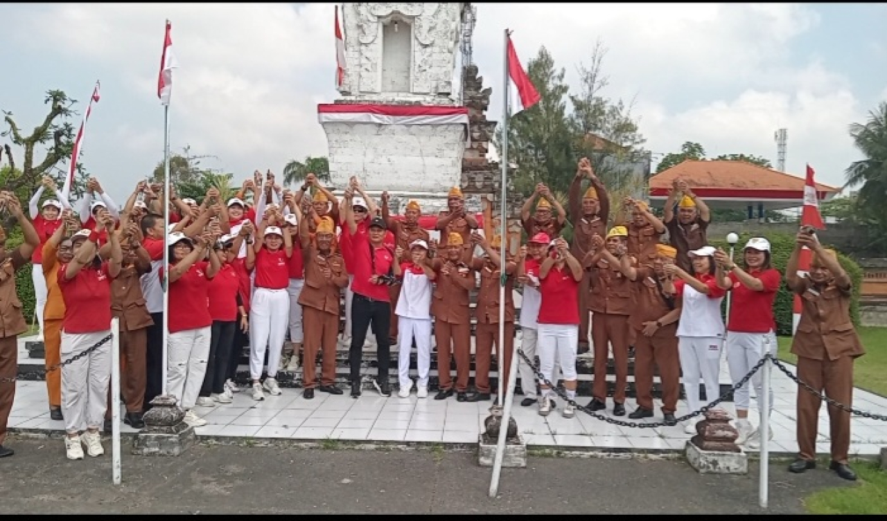 INTI dan IKBS Berbakti untuk Negeri, Bupati Jembrana Apresiasi Semangat Kebangsaan