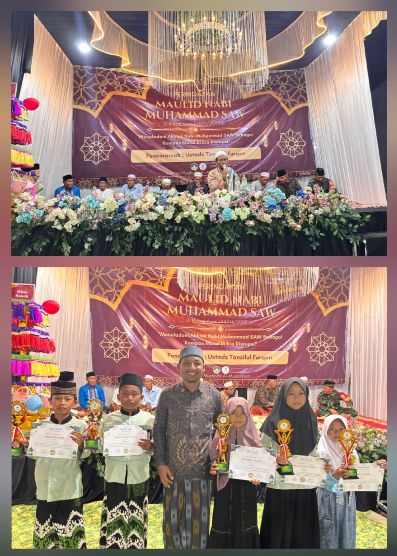 Maulid Nabi di Musholla Al-Muzakirin, Angkat Tema Akhlak Nabi Sebagai Kompas Moral