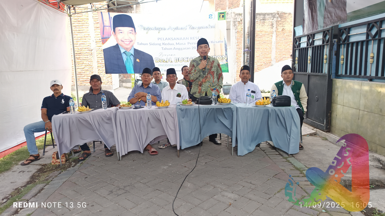 Imam Buchori Soroti Kenaikan Harga Beras dan Program Drainase Saat Reses Di tambak Wedi