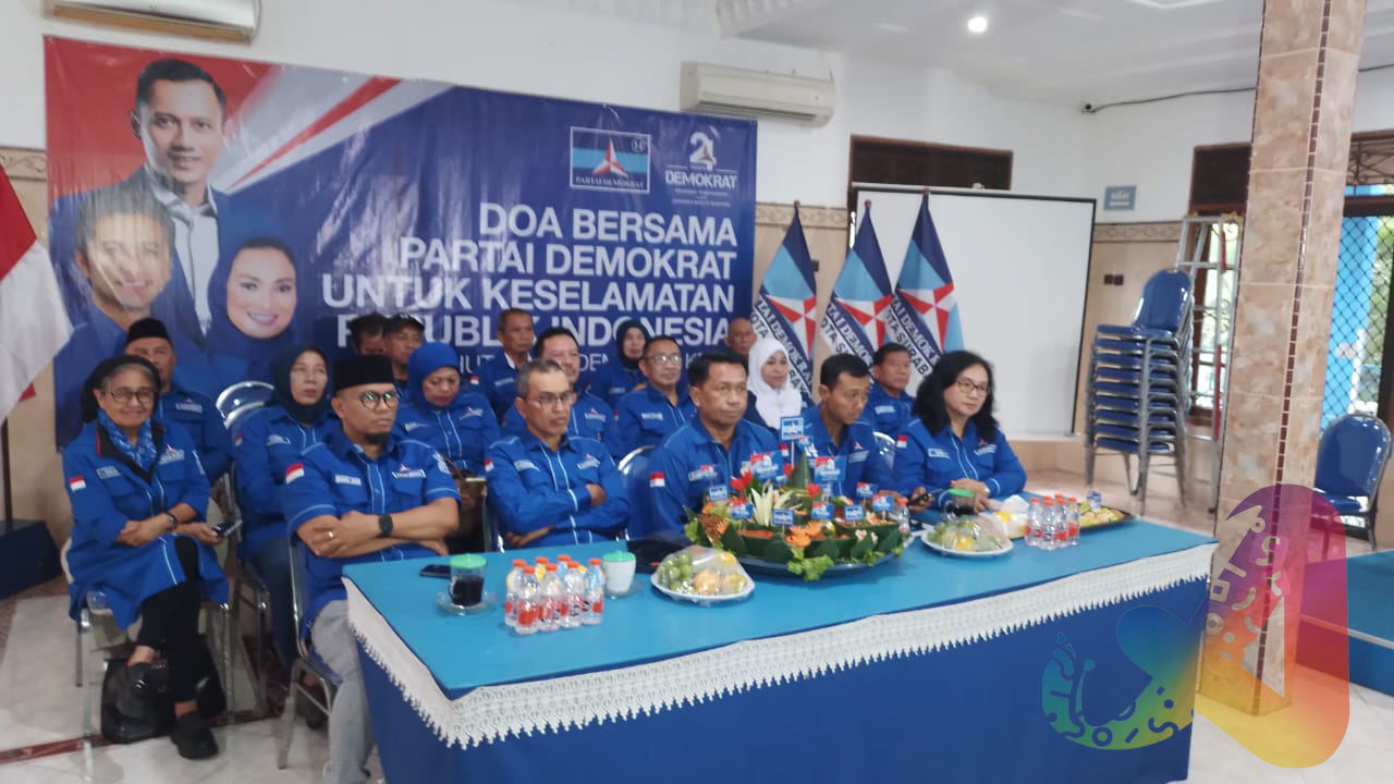 Suasana DPC Demokrat saat Merayakan HUT ke 24 (Doc.amr)
