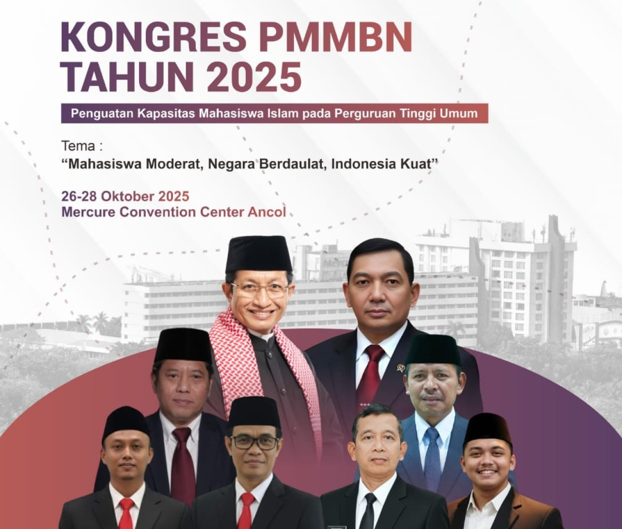 Pergerakan Mahasiswa Moderasi Beragama dan Bela Negara (PMMBN) bersiap menggelar Kongres Nasional perdananya, di Jakarta, pada 26–28 Oktober 2025.