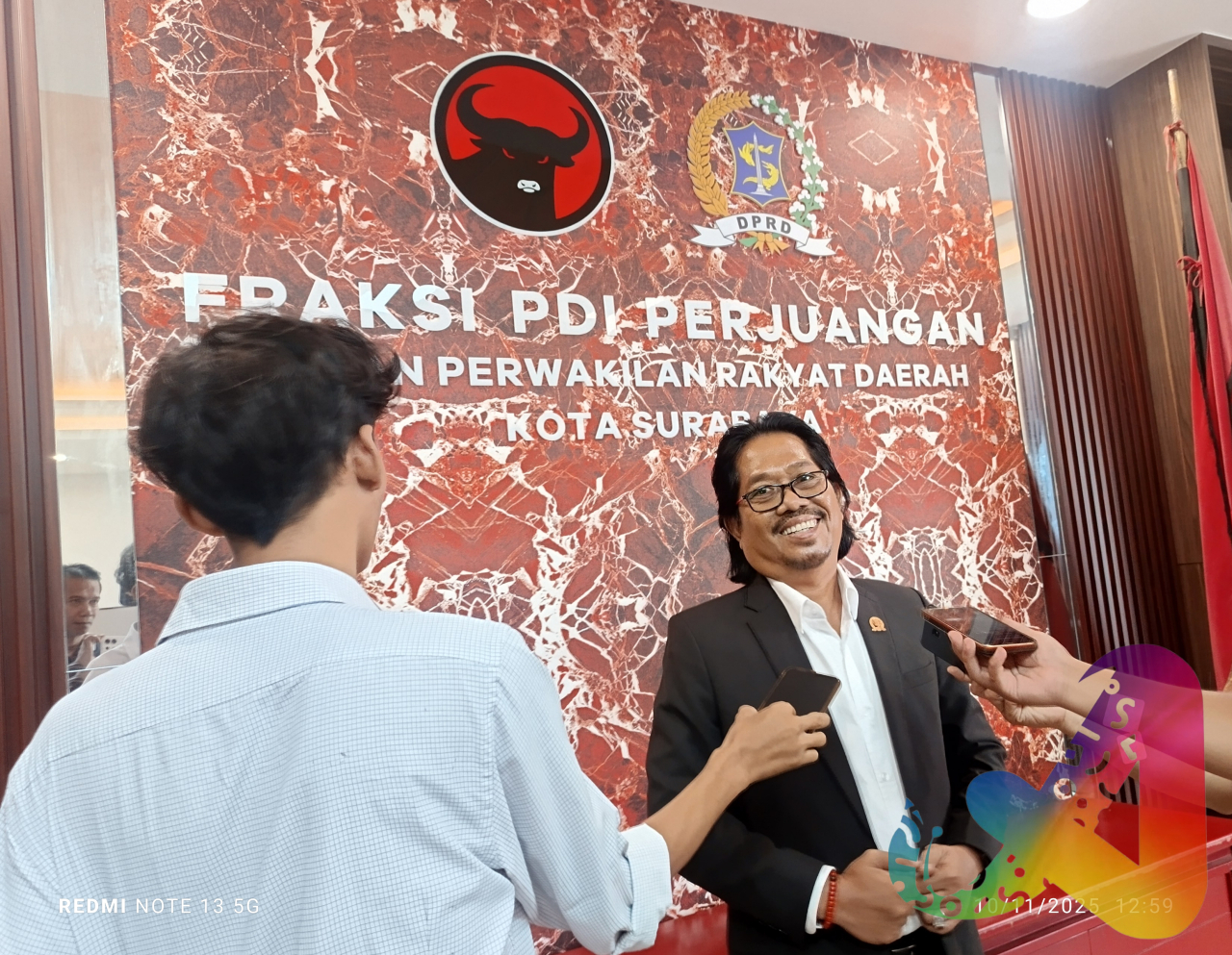 Ketua Fraksi PDI Perjuangan DPRD Surabaya Budi Leksono (Doc. Rudy)