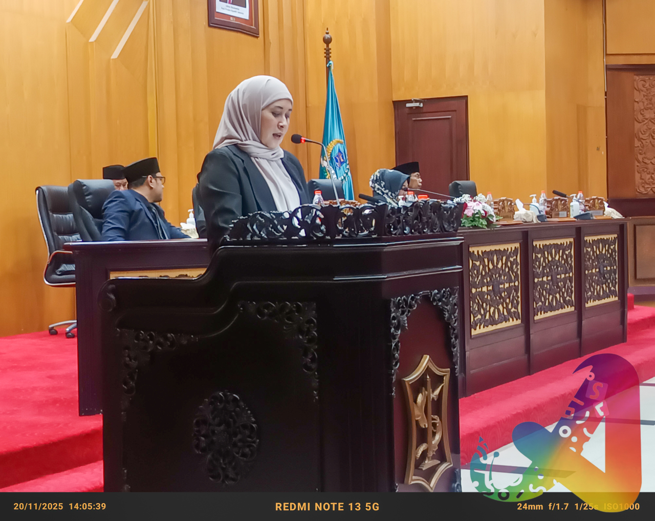 Politisi Partai Gerindra Surabaya Ajeng Wira Wati (doc.rudy)