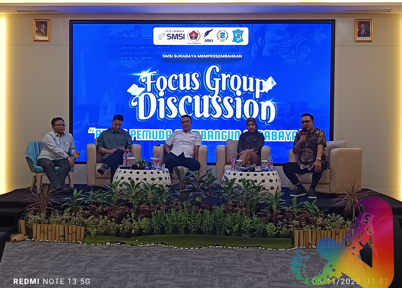 Lewat FGD, SMSI Surabaya Kobarkan Semangat Pemuda Bangun Kota di Era Digital