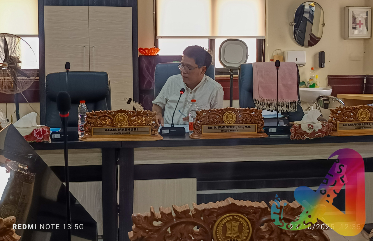 Imam syafi'i anggota banggar DPRD Surabaya. (Doc. Rudi)