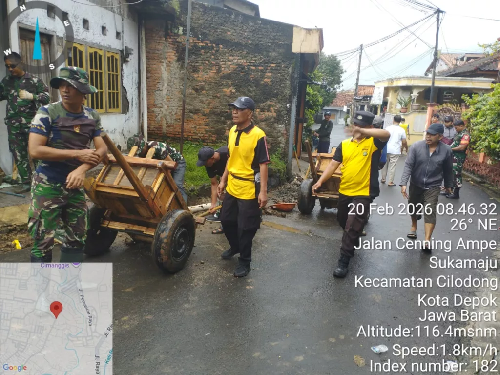 H+10 TMMD 2026, Progres Drainase Bojong Lio Capai 45 Persen