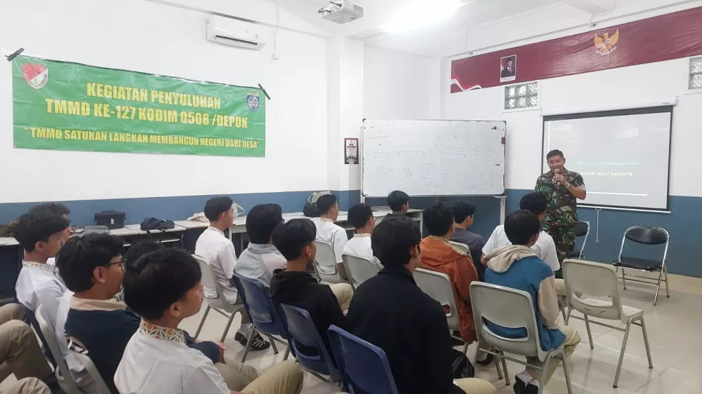 Wawasan Bela Negara Jadi Materi TMMD Non Fisik di SMPIT–SMAIT Tunas Bangsa Depok
