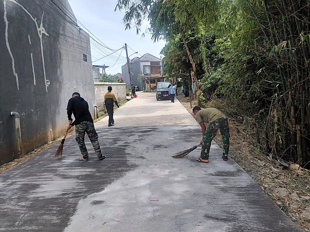 TMMD ke-127 Depok Percepat Pengerasan Jalan di GDC Gardenia, Akses Warga Kian Mudah