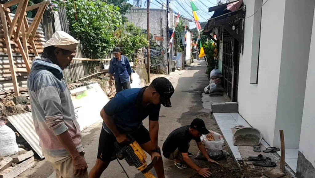 Progres TMMD Ke-127 di Depok Capai Tahap Akhir, Pembangunan Rumah Warga Hampir Rampung