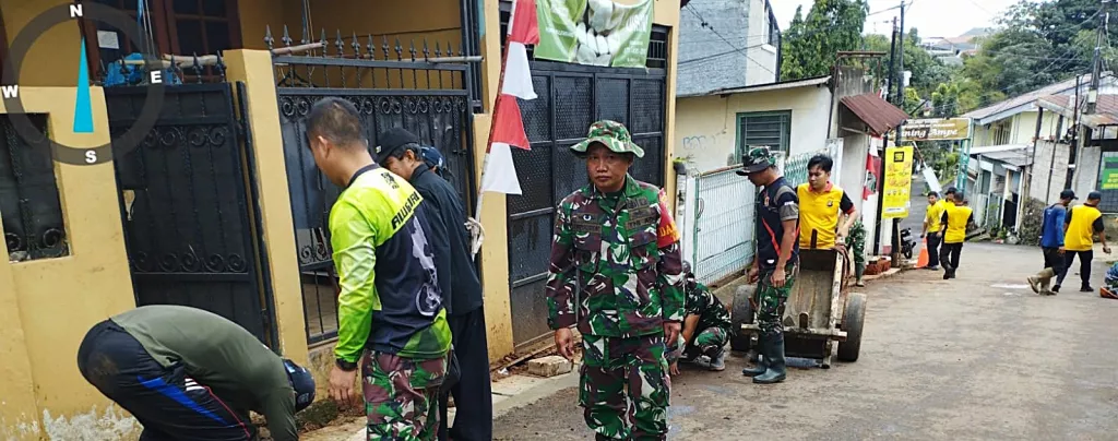TMMD Ke-127 Depok Bangun Drainase 200 Meter di Bojong Lio, Progres Capai 89 Persen