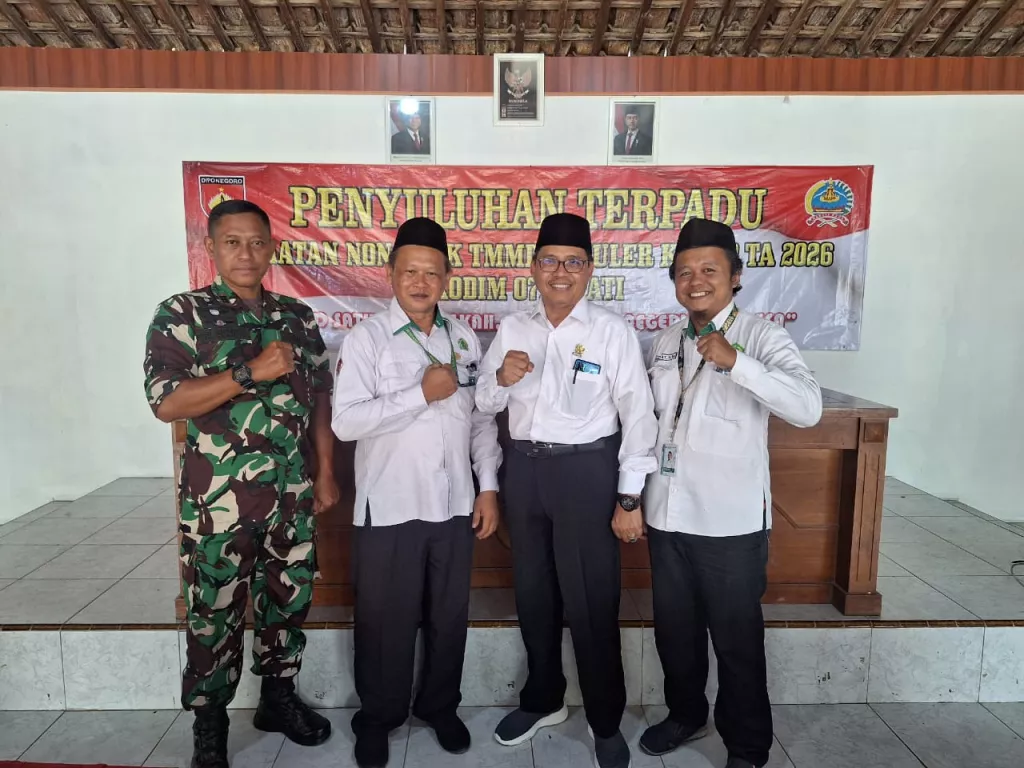 Perkuat Kerukunan Umat Beragama, Penyuluh Kemenag Hadir di TMMD Reguler 128 Desa Godo