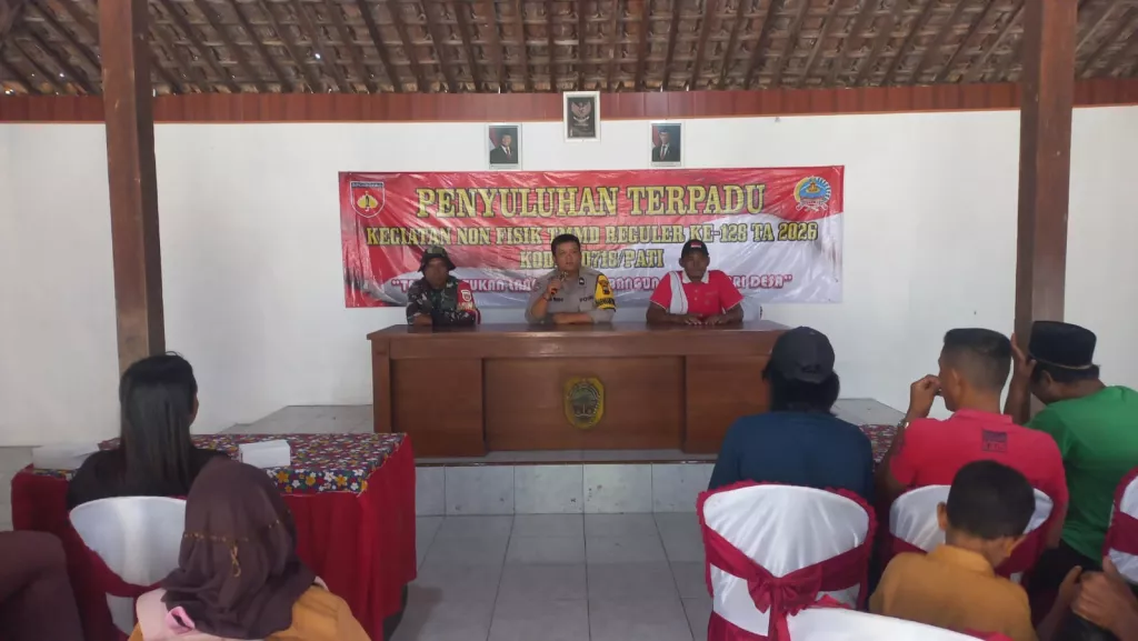 Sinergi TNI-Polri, Penyuluhan Radikalisme di Desa Godo Perkuat Wawasan Kebangsaan Warga