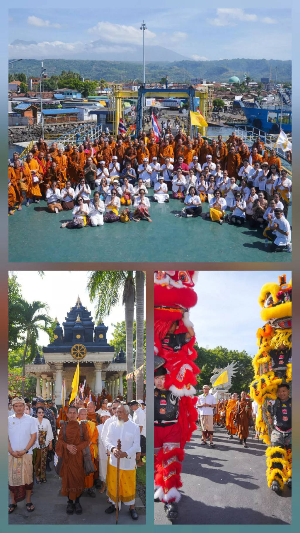 Vihara Empu Astapaka, Jembrana Jadi Tuan Rumah dan Lepas 58 Bhikkhu Indonesia Walk for Peace 2026 Menuju Pulau Jawa