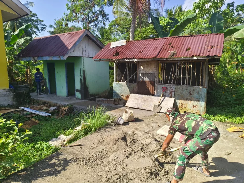 Pembangunan MCK di SDN Pulau Dua Terus Berjalan, Dukung Sanitasi Siswa