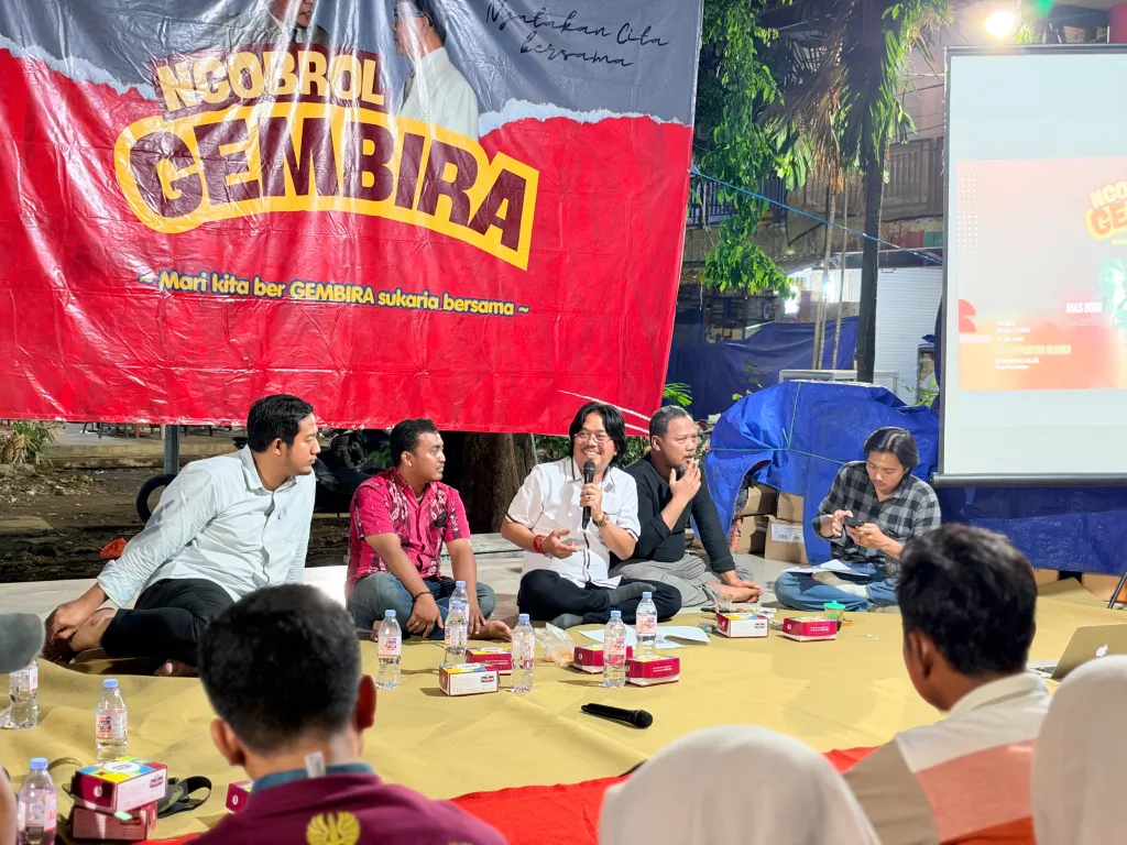 Buleks Apresiasi Komunitas Gembira,Dorong Pemuda Surabaya Berani Bersuara dan Berkarya