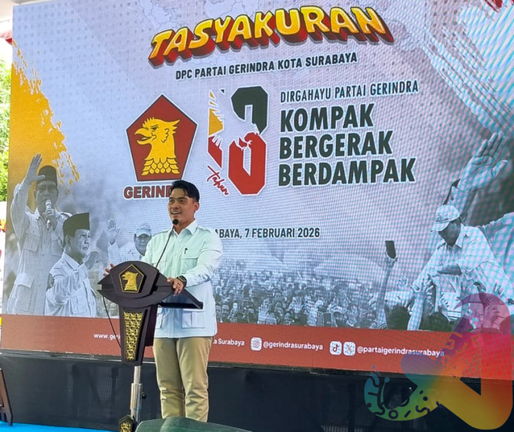 Cahyo Harjo:Solid di Usia 18 Tahun, Gerindra Surabaya Perkuat Barisan Kawal Kebijakan Pro Rakyat