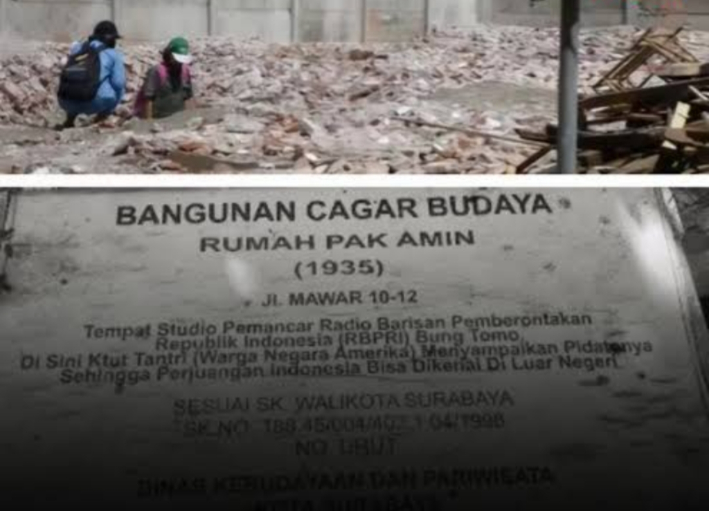 Rumah Radio Bung Tomo Raib Tinggal Cerita, DPRD Surabaya Selidiki Kronologinya