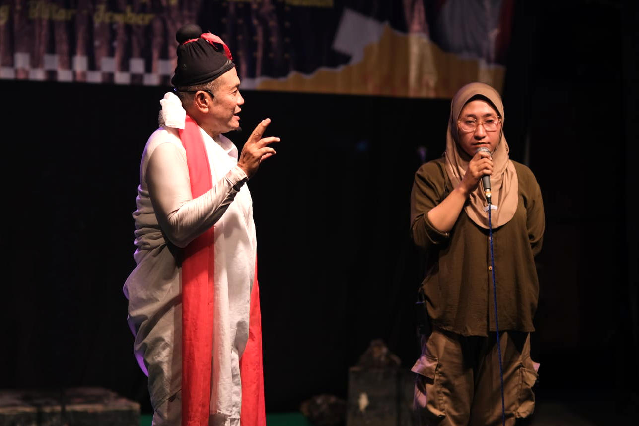 Pentas Ludruk Besutan Meimura di Nganjuk, Gema Puisi hingga Monoplay Anak-anak