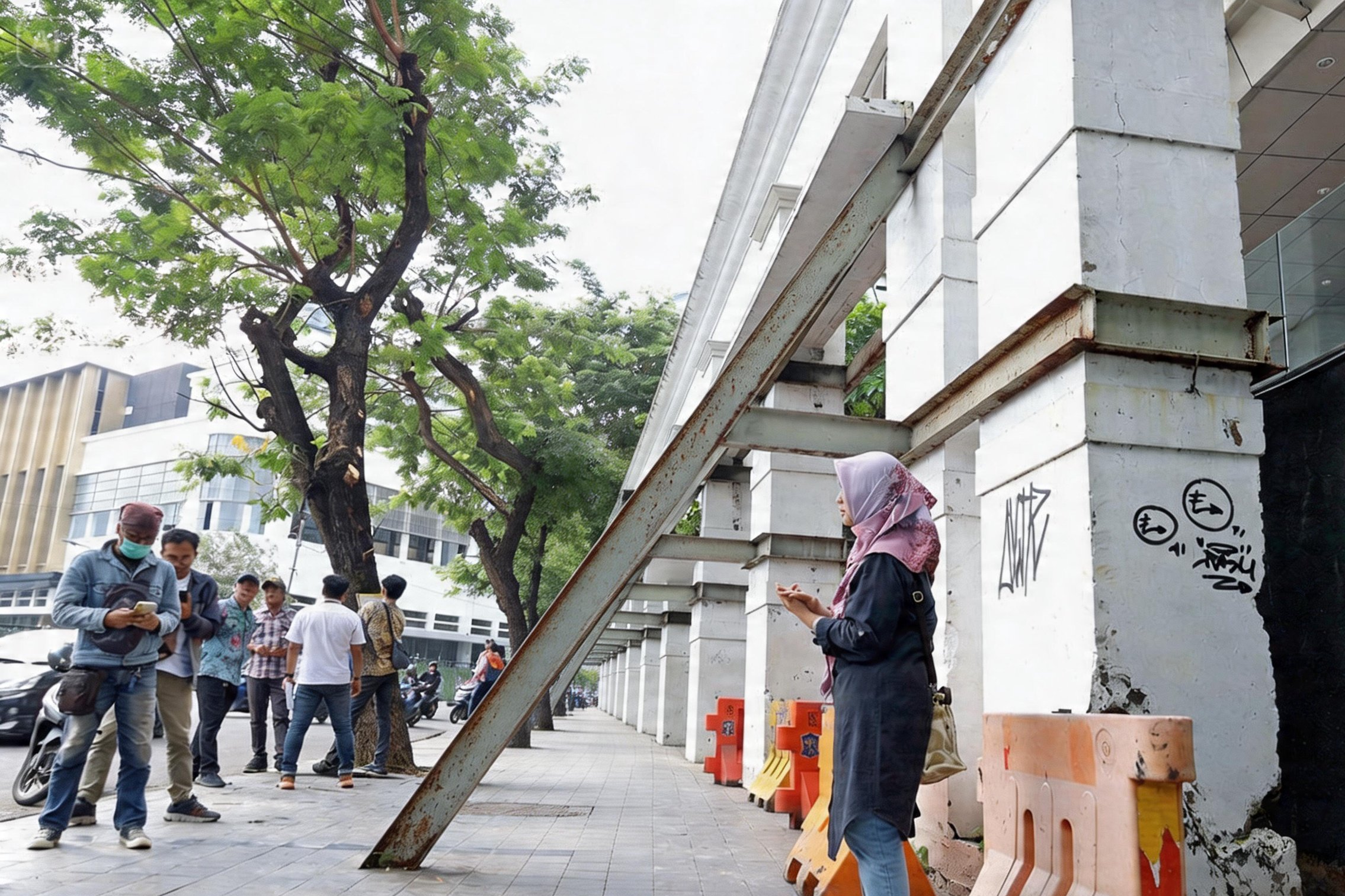 Fasad Toko Nam Dibongkar, Seniman Surabaya Siapkan Gugatan Rp1 Triliun